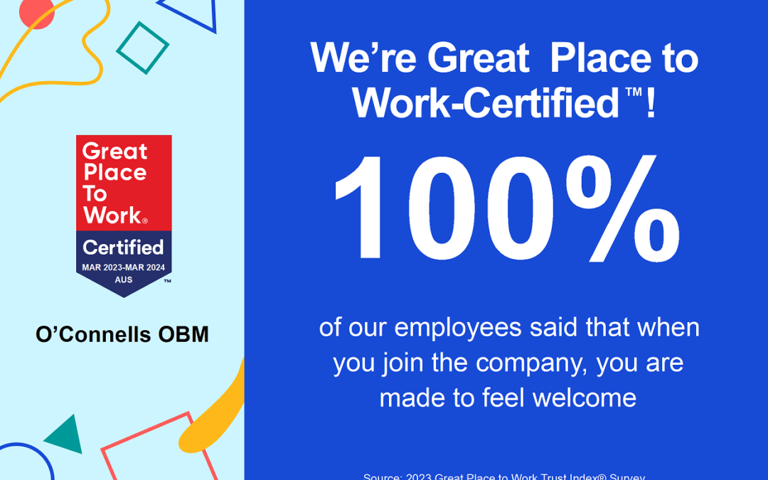 Proud to be a Great Place to Work – officially!